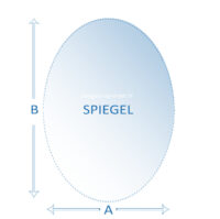 Spiegels op maat - ovaal