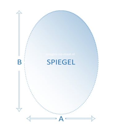 Spiegels op maat - ovaal