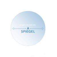 Spiegel op maat - rond