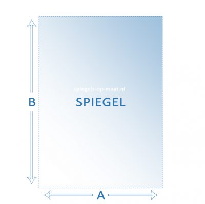 Spiegel op maat - vierkant of rechthoek